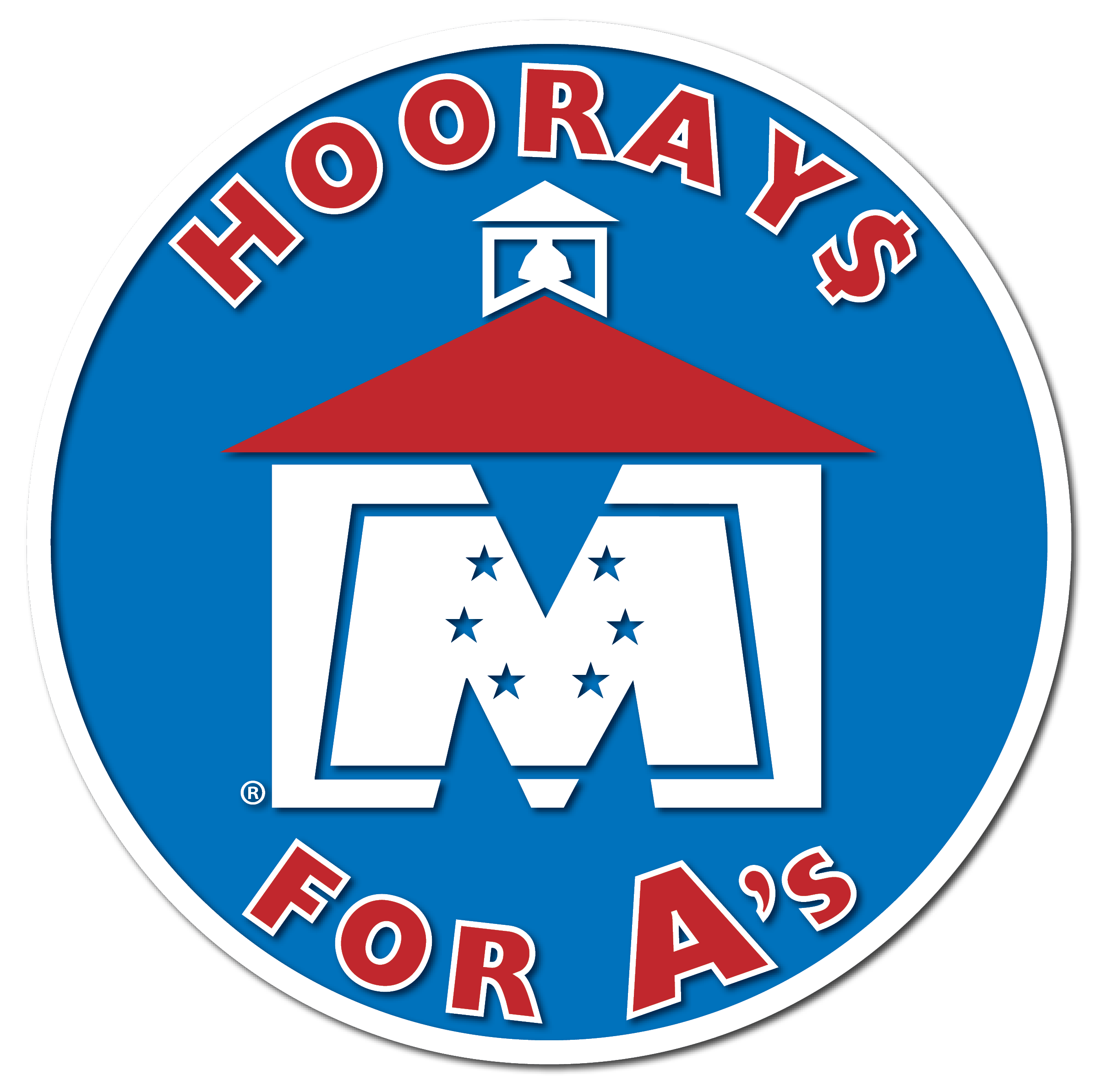 Merc Hoorays for A's Logo