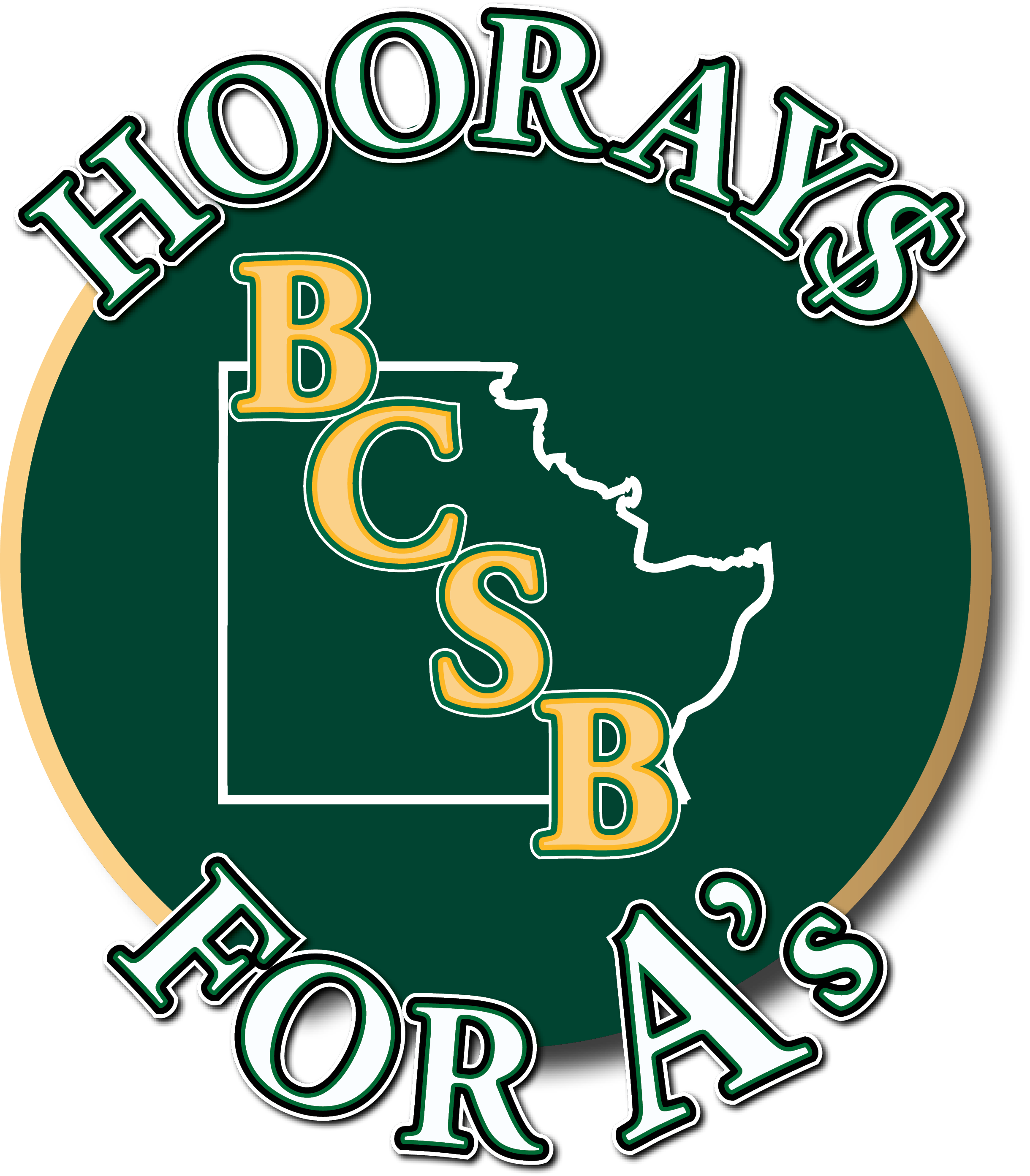 BCSB Hoorays for A's Logo